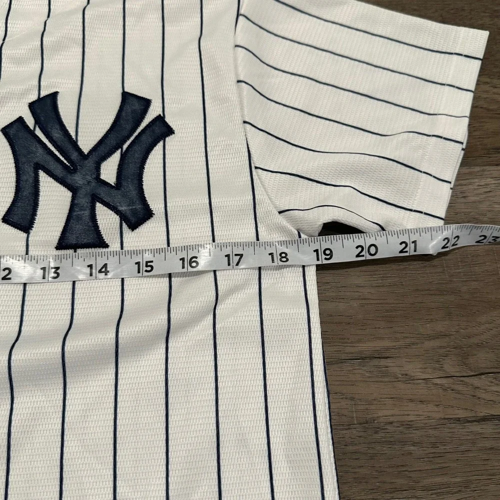 New York Yankees Gary Sanchez #24 Youth Jersey Large 14/16 Pinstripe Baseball
